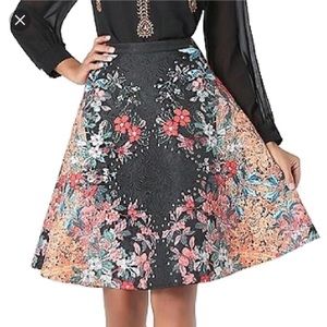 Bebe Floral embellished skirt
